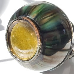 Gulvvase i blymajolika