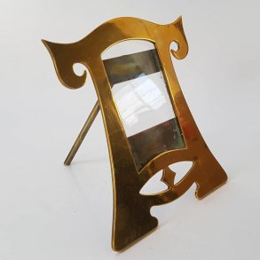 Art Nouveau billederamme i messing