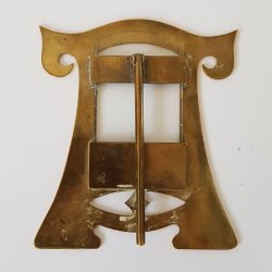 Art Nouveau billederamme i messing