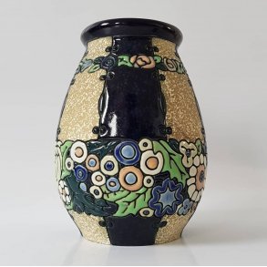 Art Deco Amphora keramik vase