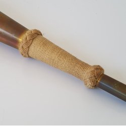 Gammel tgehorn i messing