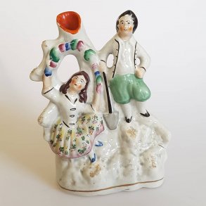 Staffordshire figur/vase