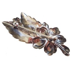 Sknvirke broche i slv