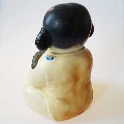 Gammel Kinesisk sparebsser i ler