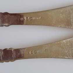 ABSA Freja middagsgaffel i slvplet