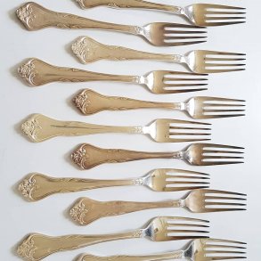 COHR ALTA Riberhus middagsgaffel i s�lvplet