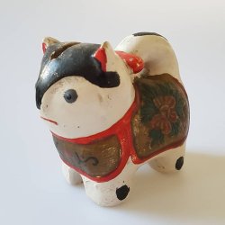 Antik Bornholmsk sparebsse i keramik