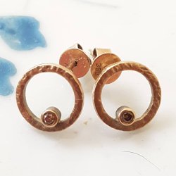 �restikker i 8 karat guld