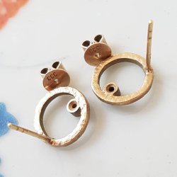 �restikker i 8 karat guld