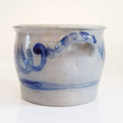 Gammel salt glaseret krukke 2L