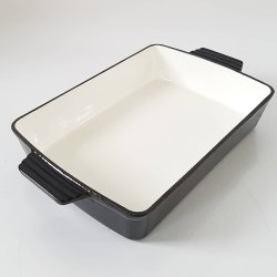 Retro stegefad i emaljeret stbejern