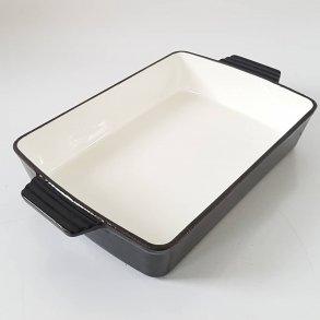 Retro stegefad i emaljeret stbejern