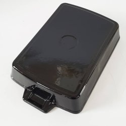 Retro stegefad i emaljeret stbejern