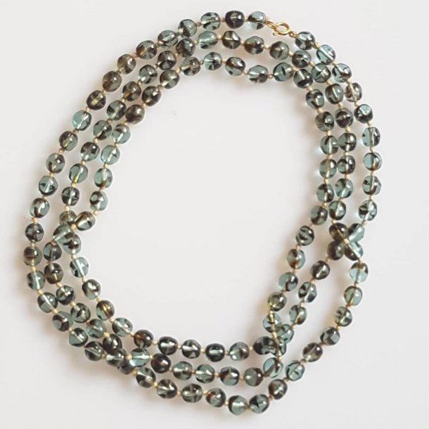 Vintage glas perler halskde
