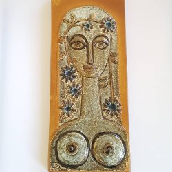 Sholm Bornholm No. 3554 keramik relief