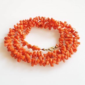 Vintage koral halskde