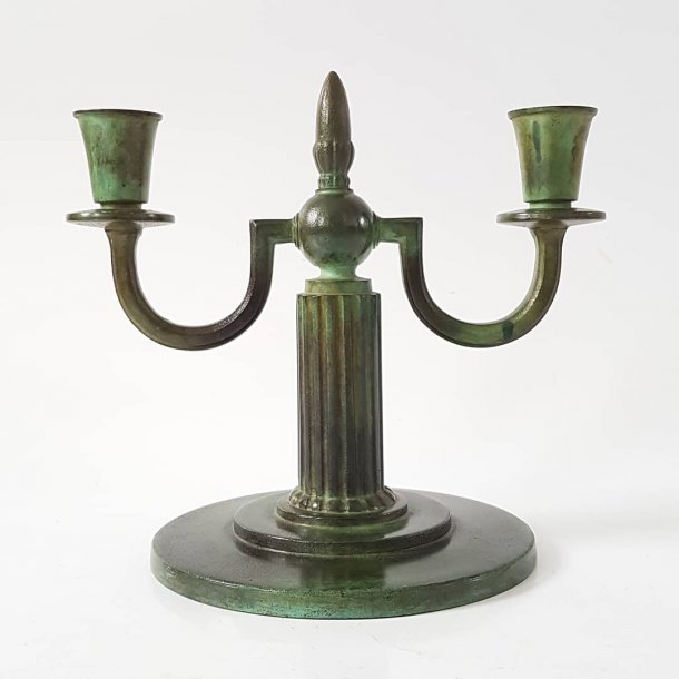 GAB No.38 Art Deco kandelaber/lysestage i bronze