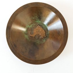 Art Deco bronze skl/fad fra Tinos Bronze