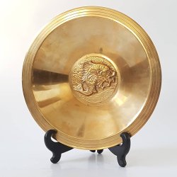 Art Deco bronze skl/fad fra Tinos Bronze