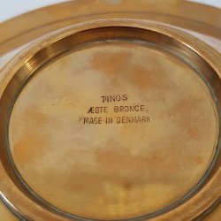 Art Deco bronze skl/fad fra Tinos Bronze