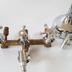 Toni Christiansborg indbygningsbatteri i krom