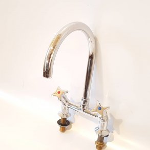 Toni Krydsgreb 2 huls kkkenbatteri i krom