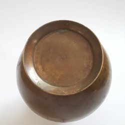 Svensk bronze krukke / varmebeholder