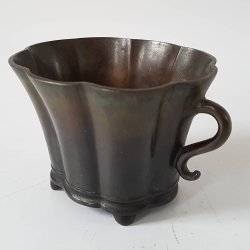 Art Deco Just Andersen bronze vase stemplet Just B7