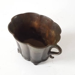 Art Deco Just Andersen bronze vase stemplet Just B7