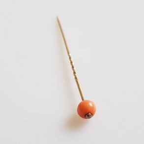 Vintage hattenl med koral