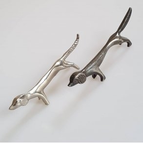 Retro bestik hunde i slvplet