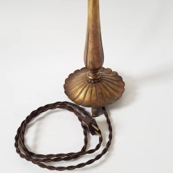 Art Deco bordlampe udfrt i bronze