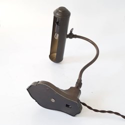 Art Deco bordlampe med den smukkeste patinering