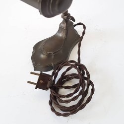 Art Deco bordlampe med den smukkeste patinering