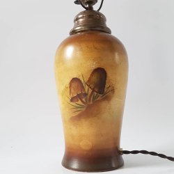 Art Deco keramik bordlampe