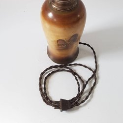 Art Deco keramik bordlampe