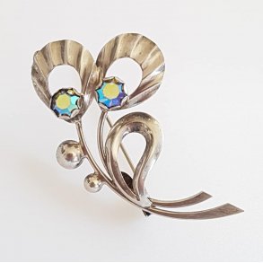 Hermann Siersbl broche i slv