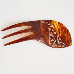 Antik hrkam af skildpaddeskjold