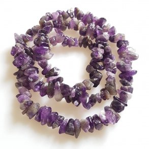 Retro halskde i ametyst