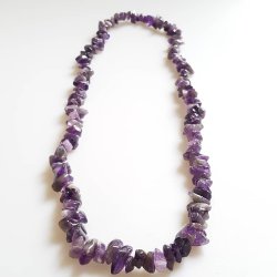 Retro halskde i ametyst