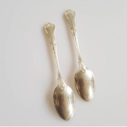 Anne Marie kaffe/teskeer i slv