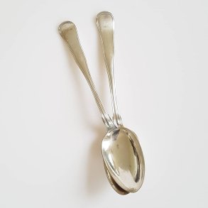 B�rendt Kollling dobbeltriflet spiseske/suppeske i tret�rnet s�lv