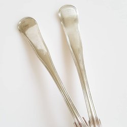 Brendt Kollling dobbeltriflet spiseske/suppeske i tretrnet slv