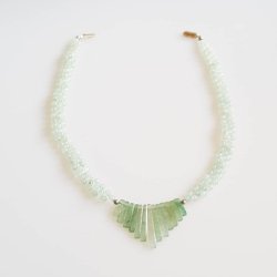 Art Deco halskde i jade