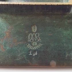 Art deco bronze skl GAB No.18