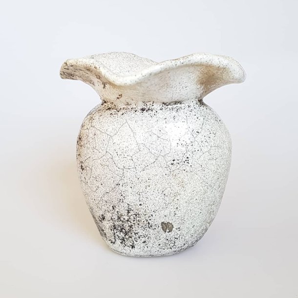 Rakubrndt keramik vase