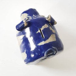 STOR retro sparegris i keramik