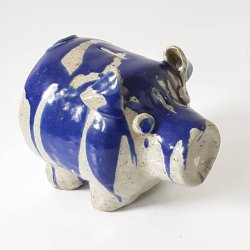 STOR retro sparegris i keramik