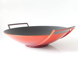 Le Creuset wok i emaljeret st�bejern