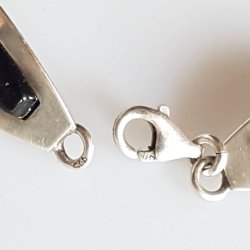 Retro armbnd i slv med onyx